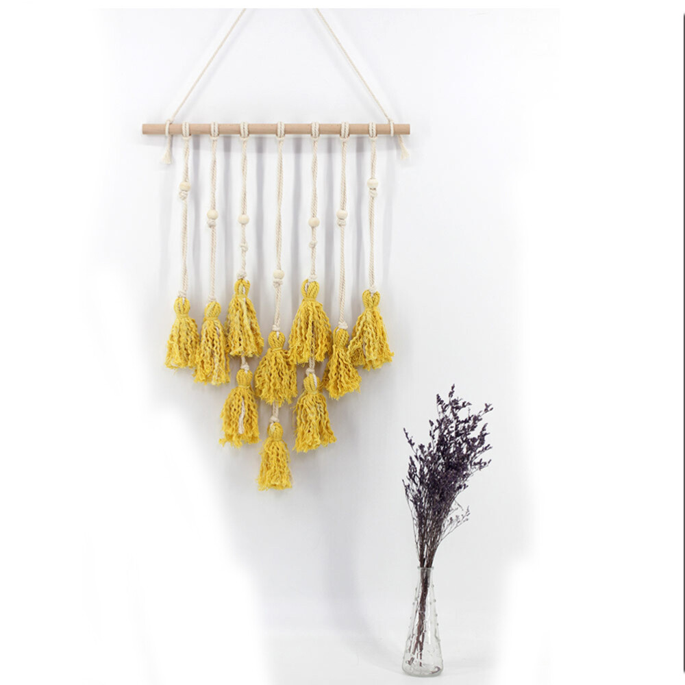 Macrame Dream Catcher Wall Hanging for Nursery or Bedroom Decor