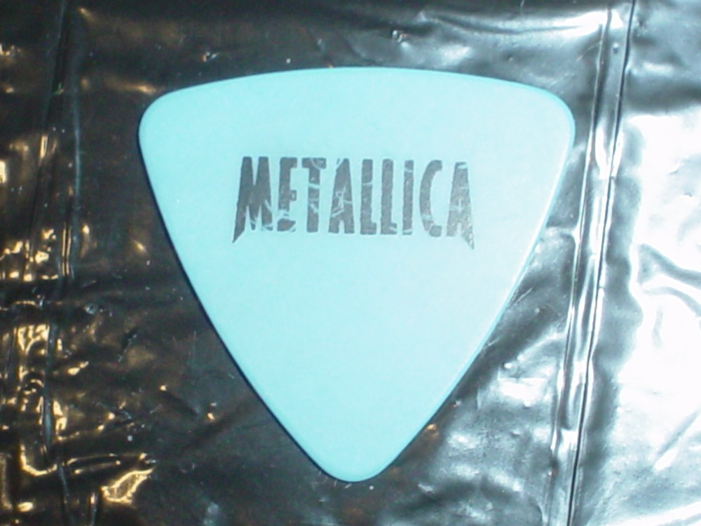 METALLICA 1998 Tour Rare Jason Newsted Star Logo Guitar Pick Zing Zang