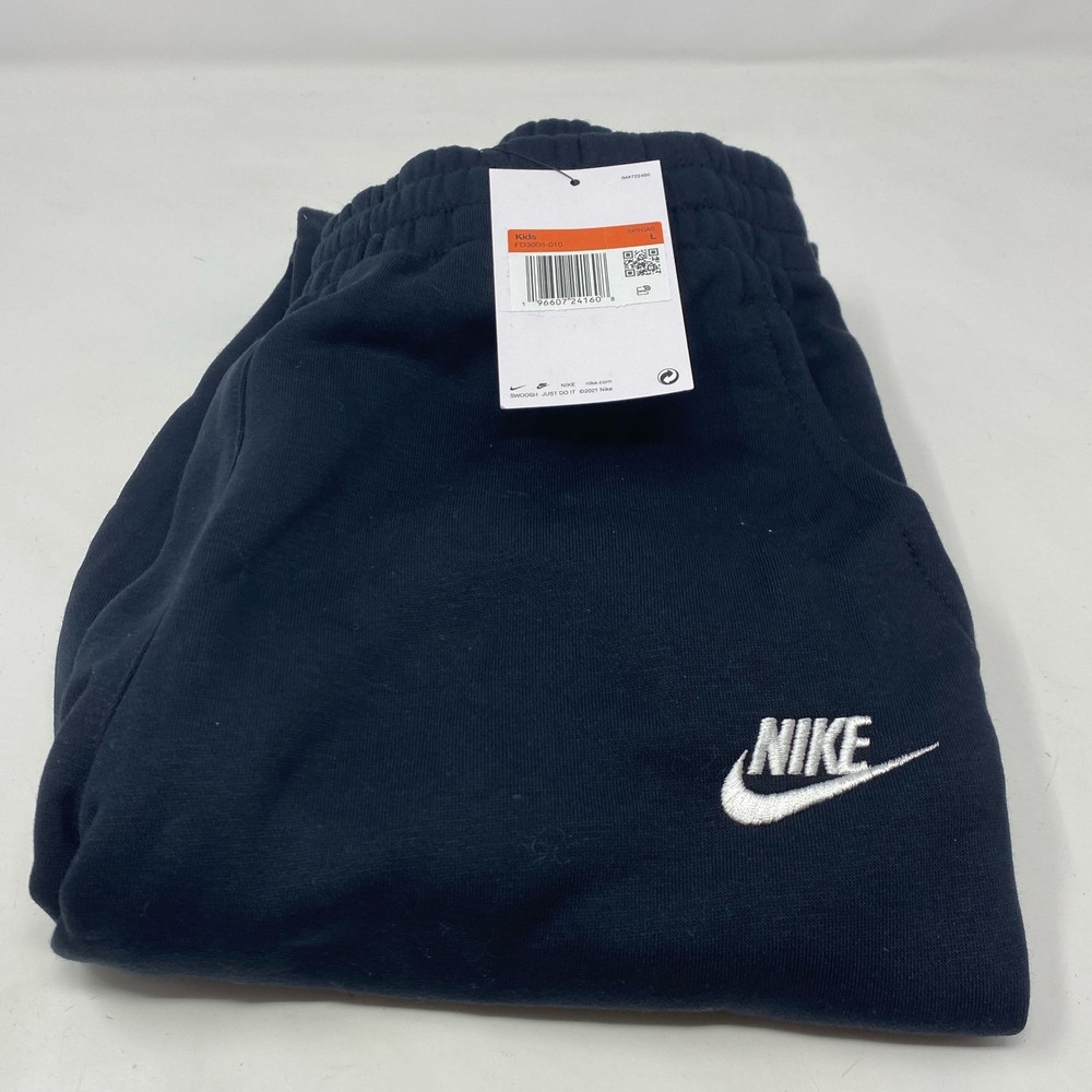 Nike Sportswear Club Fleece Big Kids Joggers Black L