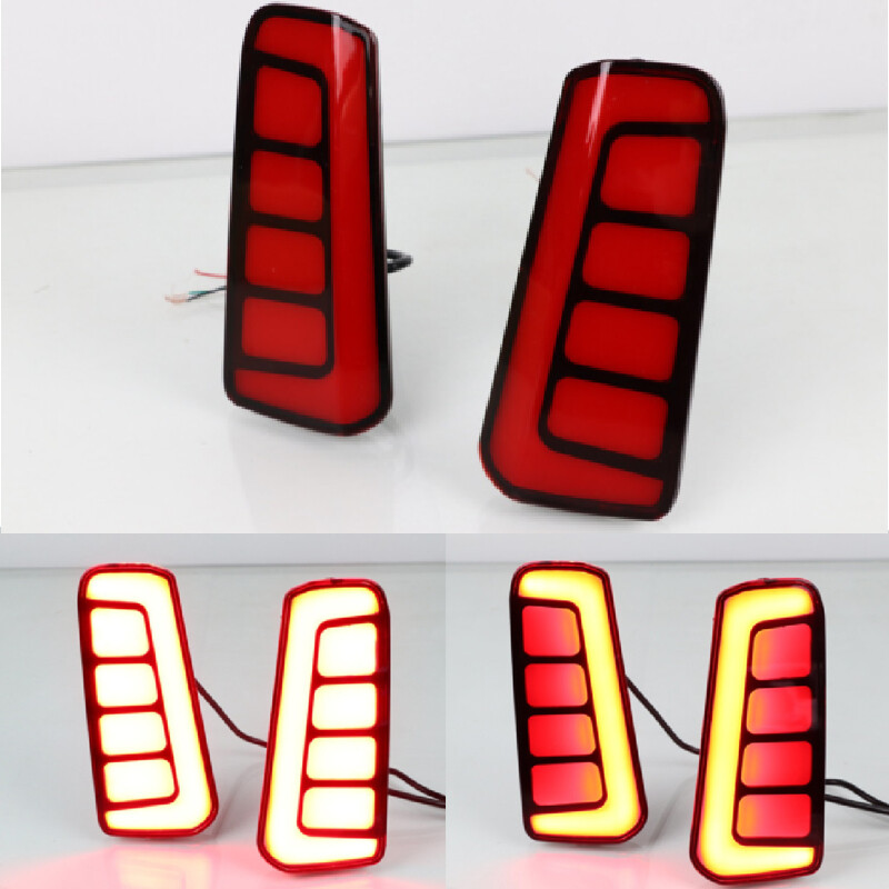 For Toyota Vellfire 2016-18 Rear Bumper Lights LH+RH Assembly Refit Car 2pcs