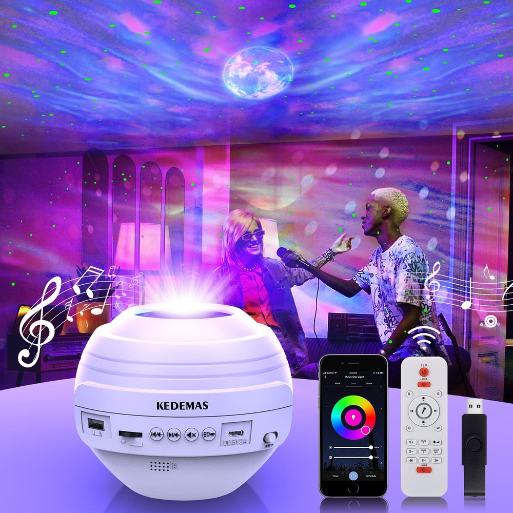 Galaxy Projector for Kids,Star Projector with APP and Remote Control,Galaxy L...