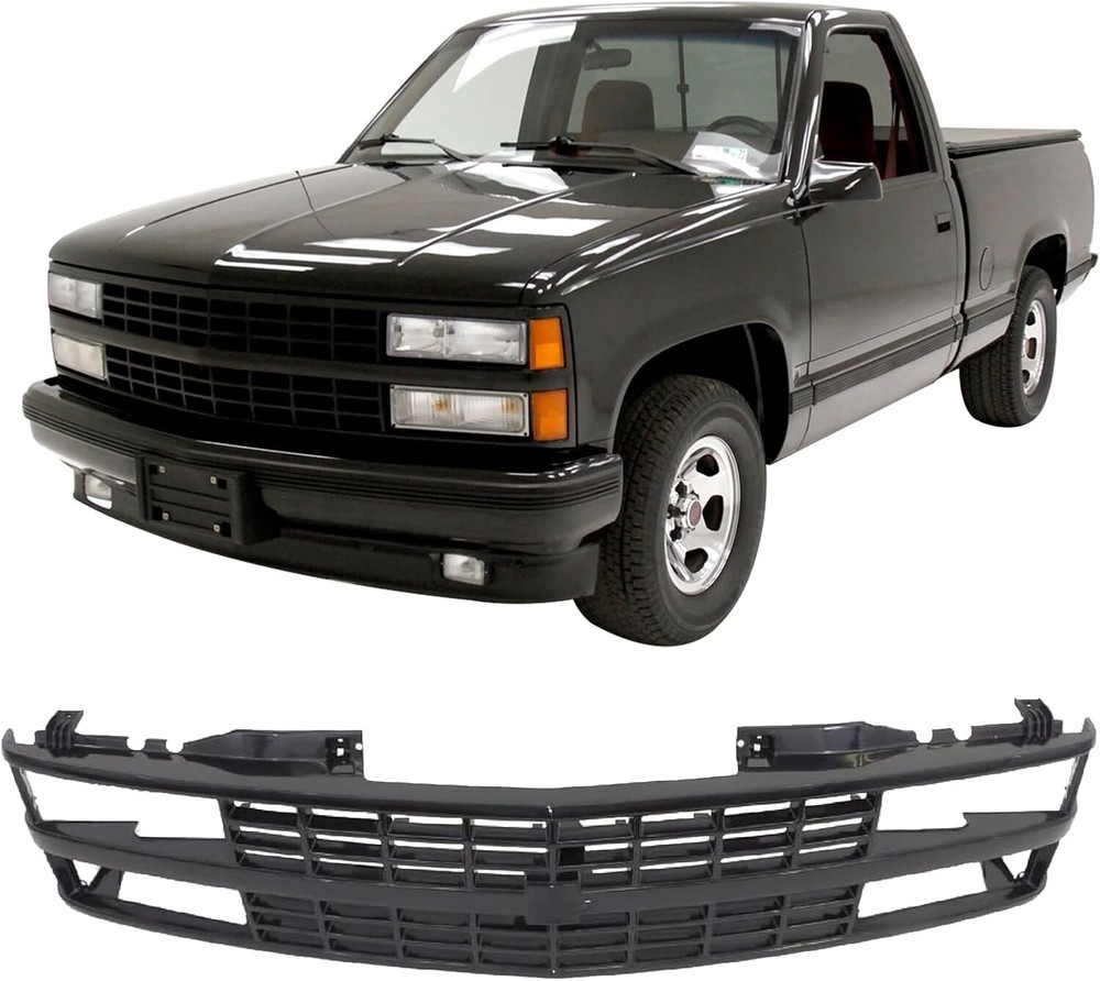 Black Grille for 1988-1993 Chevy C10 C/K 1500 2500 3500 Truck
