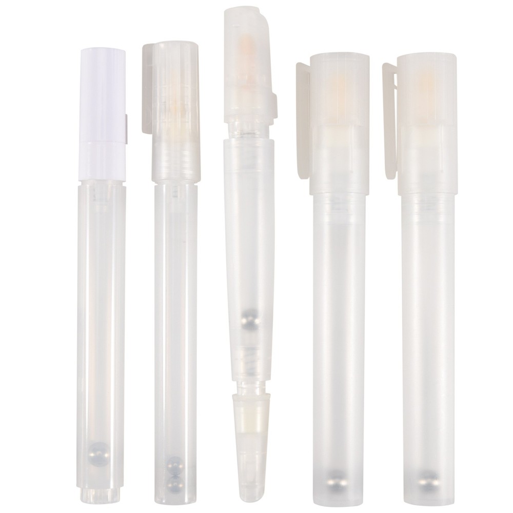 5Pcs Refillable Paint Marker Pens Empty Blank DIY Art Markers 4619