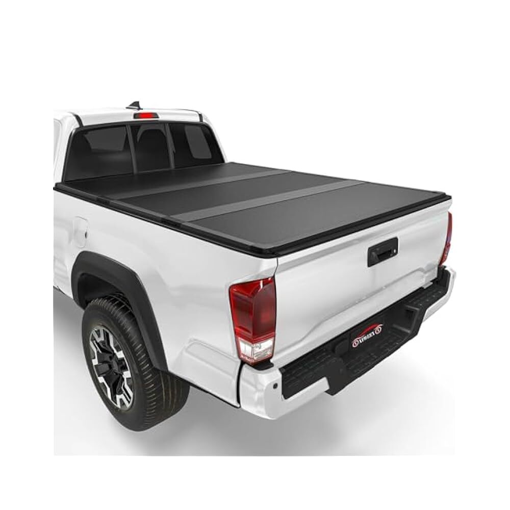 Tri-Fold Truck Bed Cover for Toyota Tacoma 6ft Fleetside, 350lb Capacity