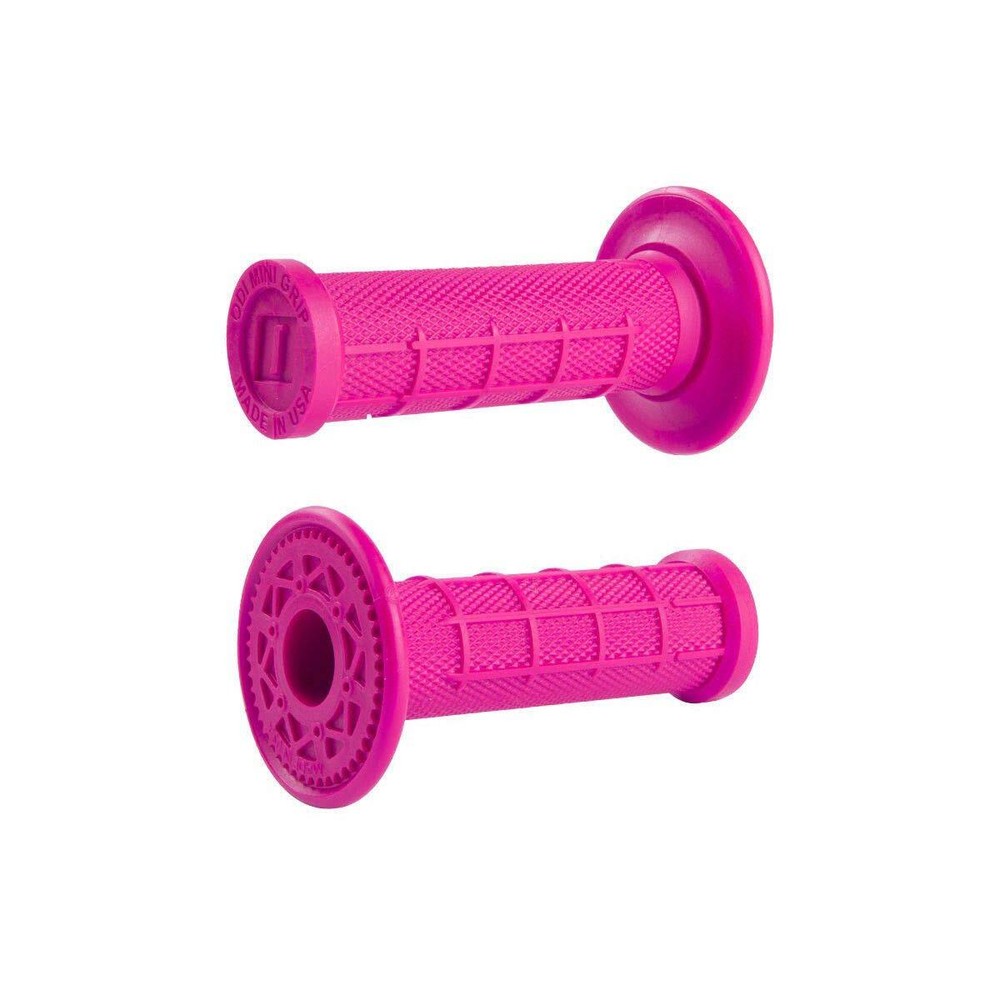 Pink Odi Half-Waffle Mini Single-Ply Dirt Bike Grips