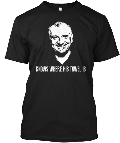 The Hitchhiker's Guide To The Galaxy T-Shirt Made in the USA Size S to 5XL