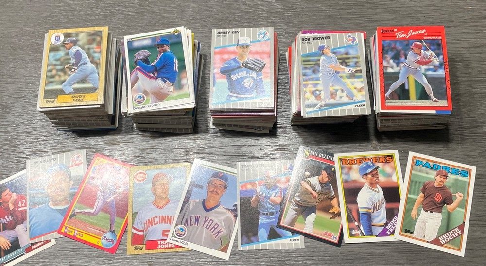 Vintage 1990s MLB Baseball Cards Lot - 500+ Cards in Pristine Condition
