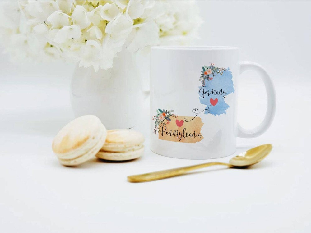 Pennsylvania Germany Mug / Germany Pennsylvania Mug / Pennsylvania To Germany