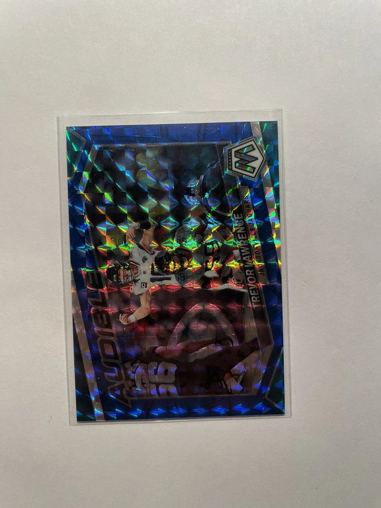 2023 Panini Mosaic - Audible Mosaic Blue Mosaic Prizm #AS-TL Trevor Lawrence /99