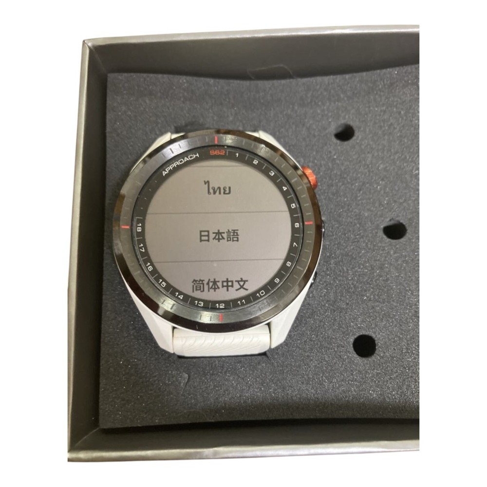 Garmin Approach S62 GPS Golf Smartwatch Waterproof Fitness Tracker Used Japan