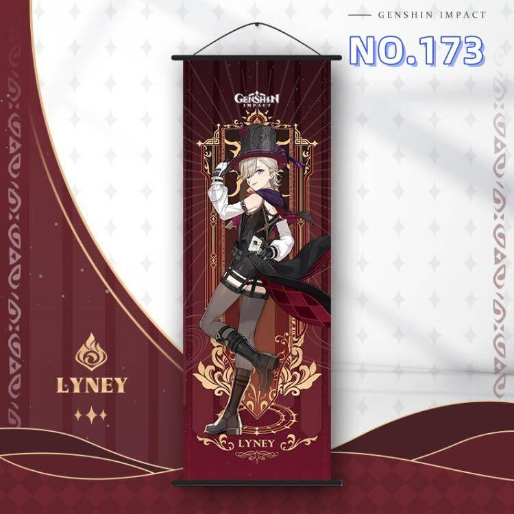 Acrylic stand Limited Time No173 Line Genshin Impact Hanging Scroll-image
