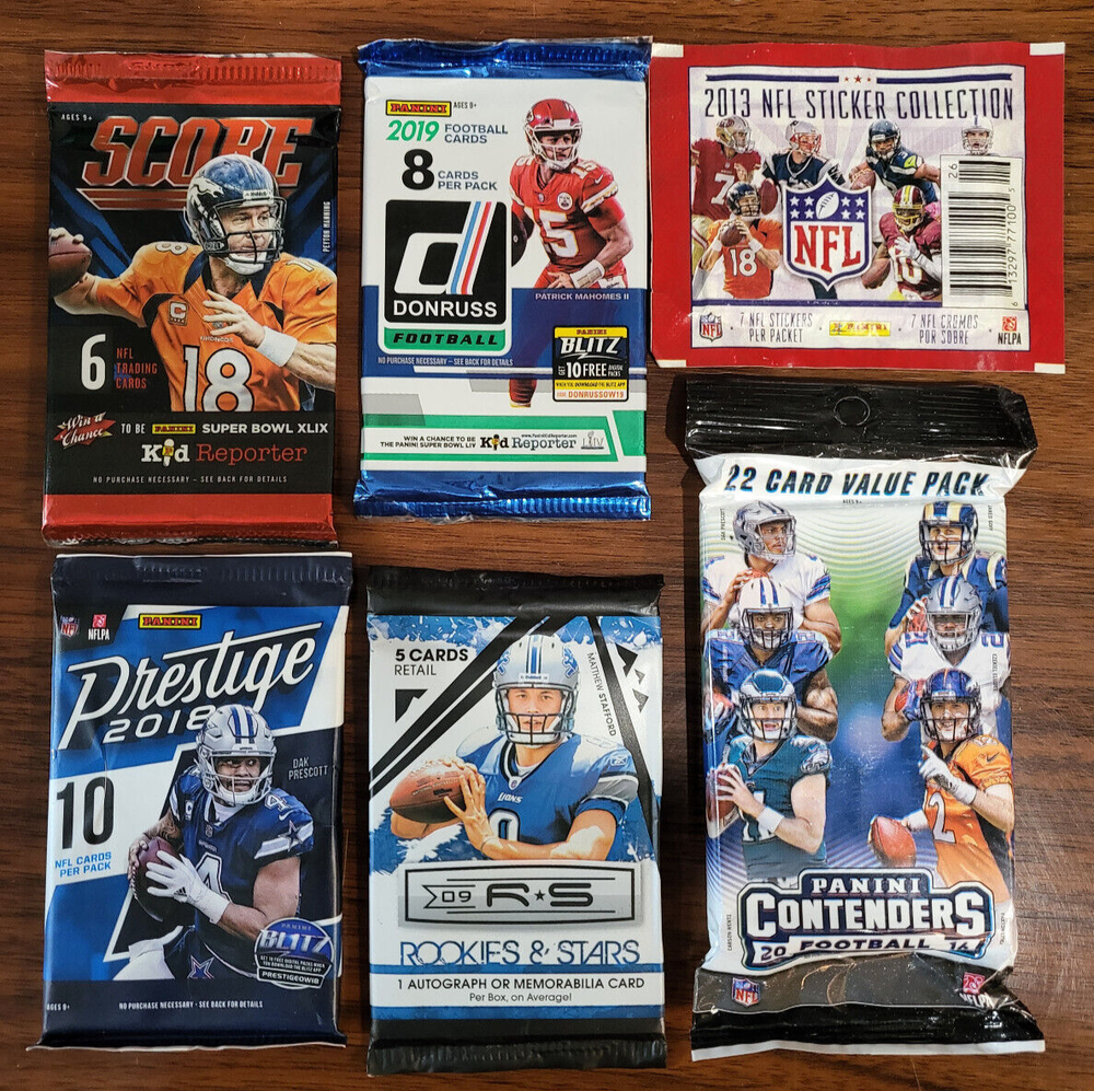2009-2019 NFL 6-Pack Special with Full Details in Pictures & Description