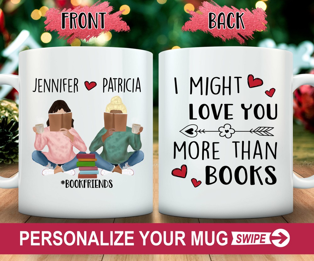 Custom Book Lover Mug Book Lovers Gift Mug Personalized Reading Mug Gift For