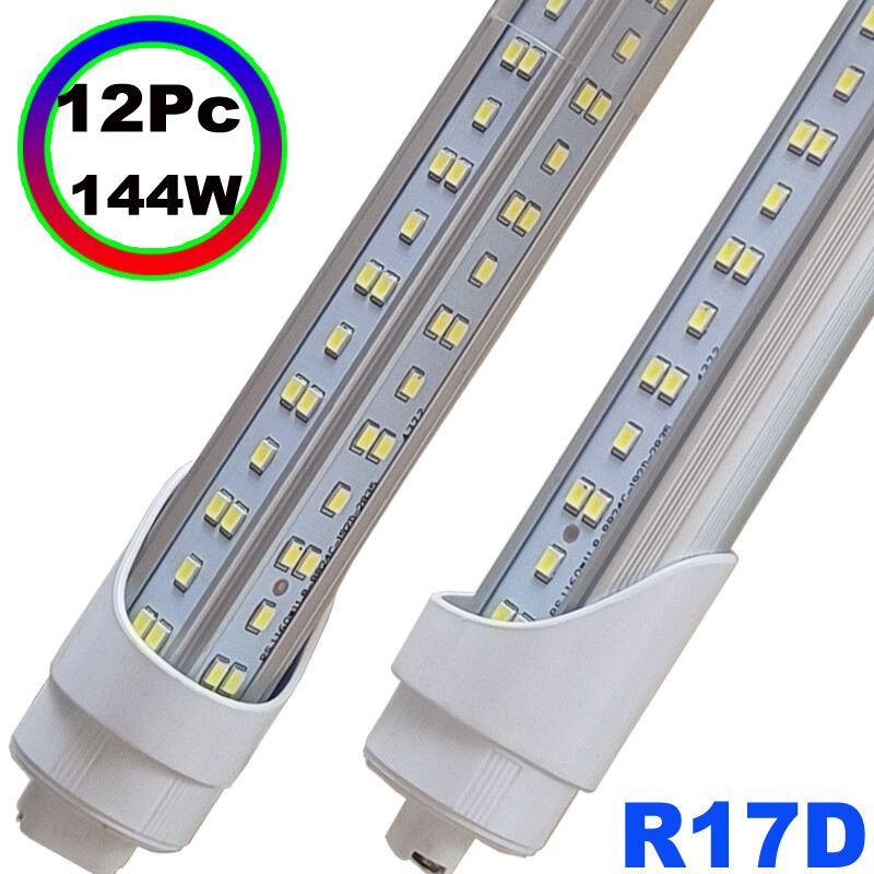 T8 8Ft R17D HO Led Tube Light Bulbs 144W Rotatable 8Foot Led Shop Light 6500K