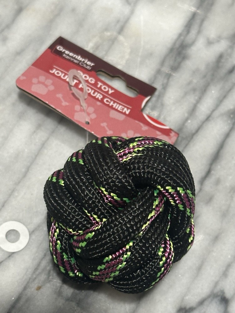 Dog Chew Toy Rope Heavy Duty Chewers, Dog Ball for Dogs,  Multicolor 3 In