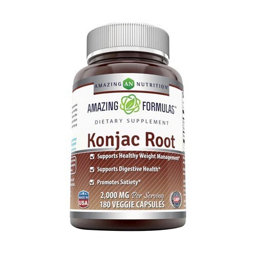 Amazing Formulas Konjac Root 180 Veg Caps 2000 mg