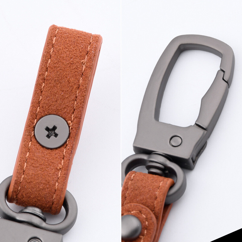 Handmade Leather Keyring DIY Car Keychain High Quality Charms Keychain Accessoa5