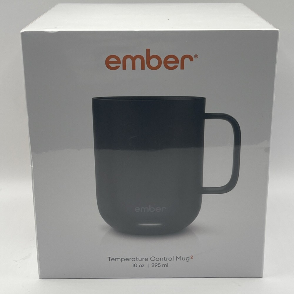 Ember 10oz Black Smart Mug 2 with Temperature Control - Brand New Sealed