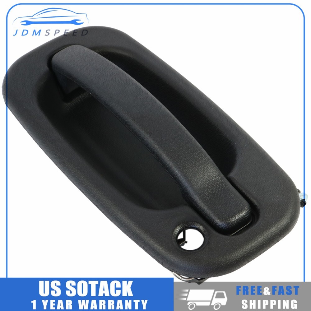 Black Front Driver Door Handle for 01-06 Chevy Silverado GM1310129