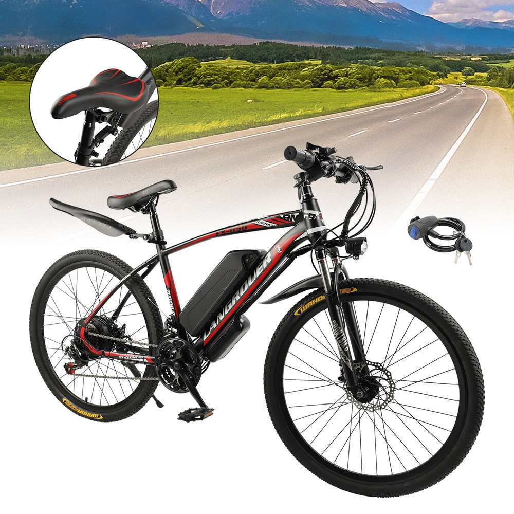 48V 10AH 500W 21 speed 26 inches electric mountain bike Bicycle Adults