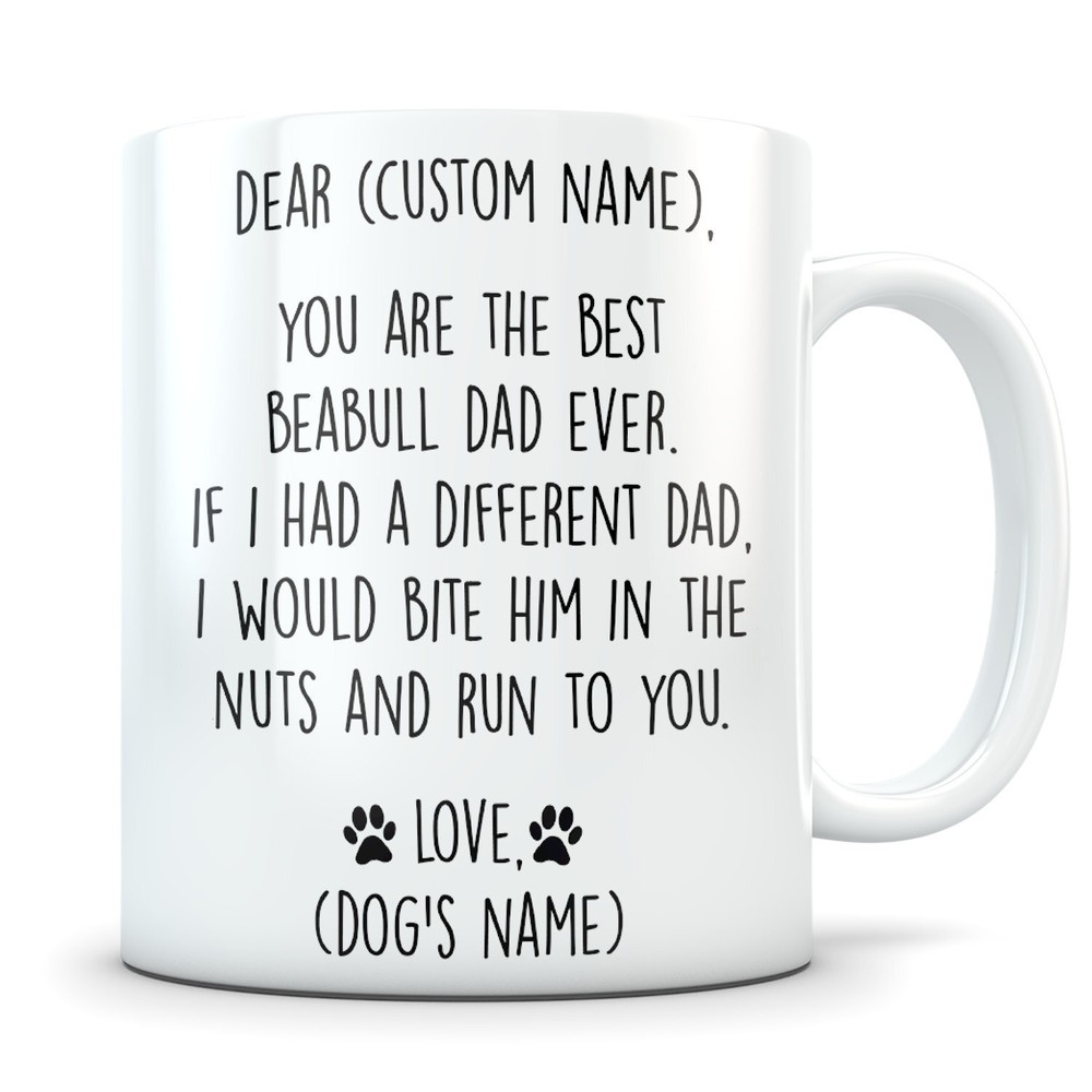 Beabull Gifts For Men Beabull Dad Beabull Gifts Beabull Mug Beabull Dad Mug