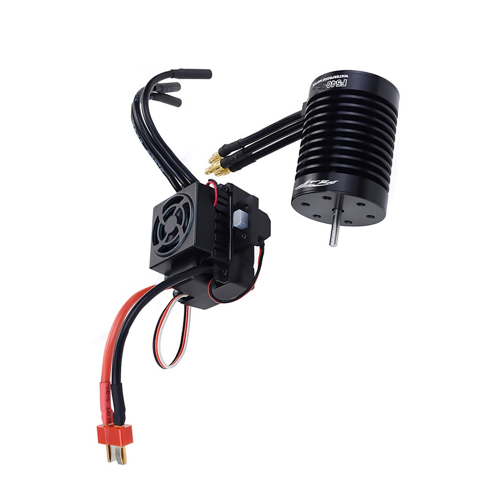 Waterproof Aluminum F540 4370KV Motor With 60A ESC Combo Set for 1/10 RC Car