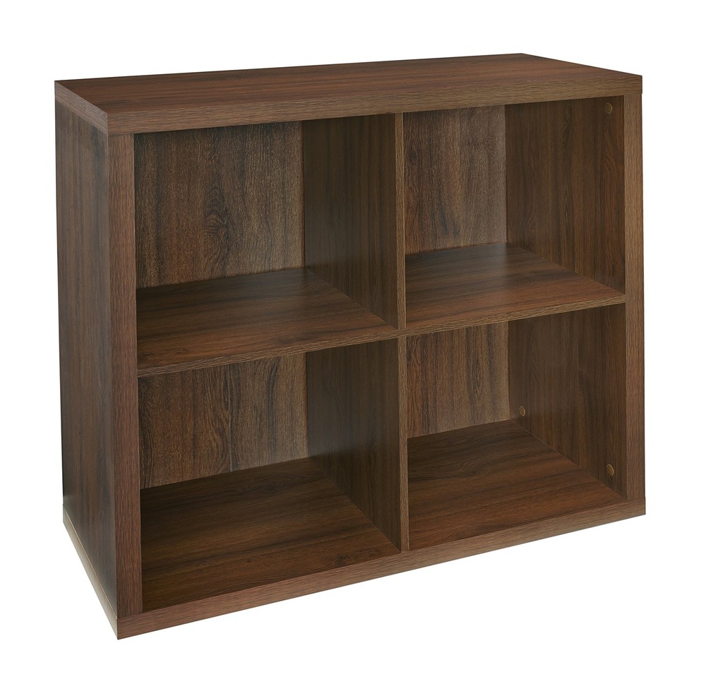ClosetMaid 6108 4-Cube Dark Chestnut Storage Organizer