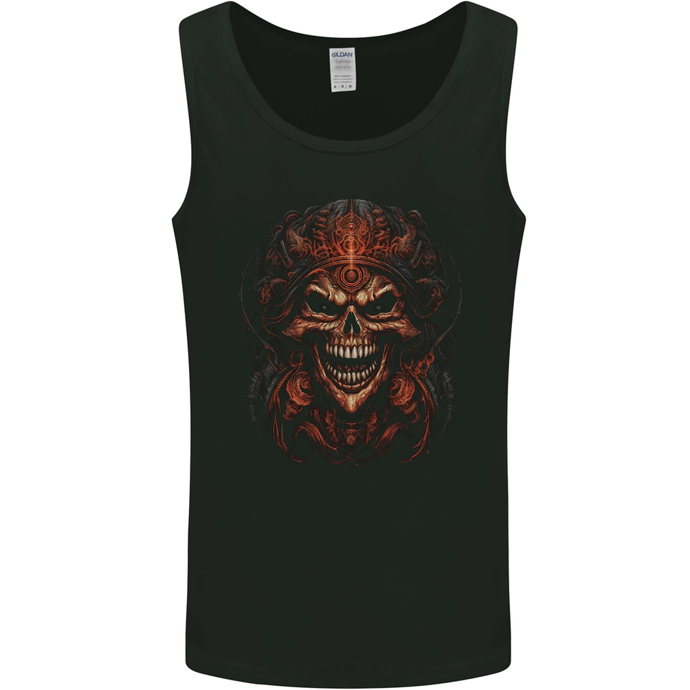 Evil Emperor of Death Demon Grim Reaper Devil Mens Vest Tank Top