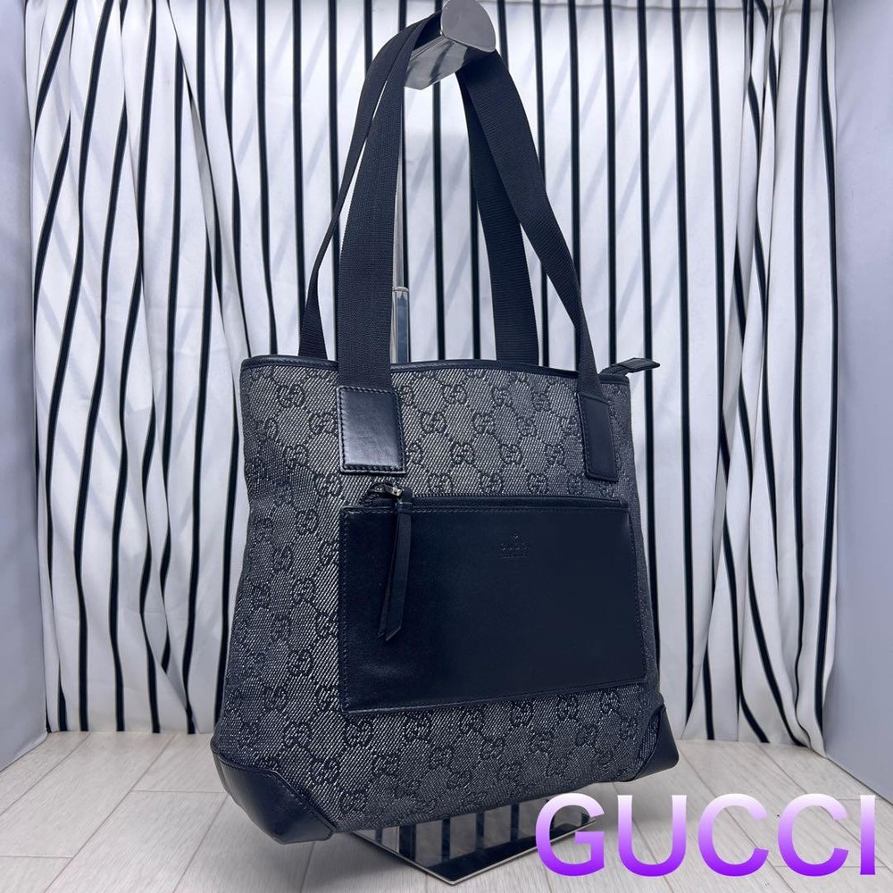 Gucci GG Supreme Canvas Tote Bag Large Shoulder Handbag New