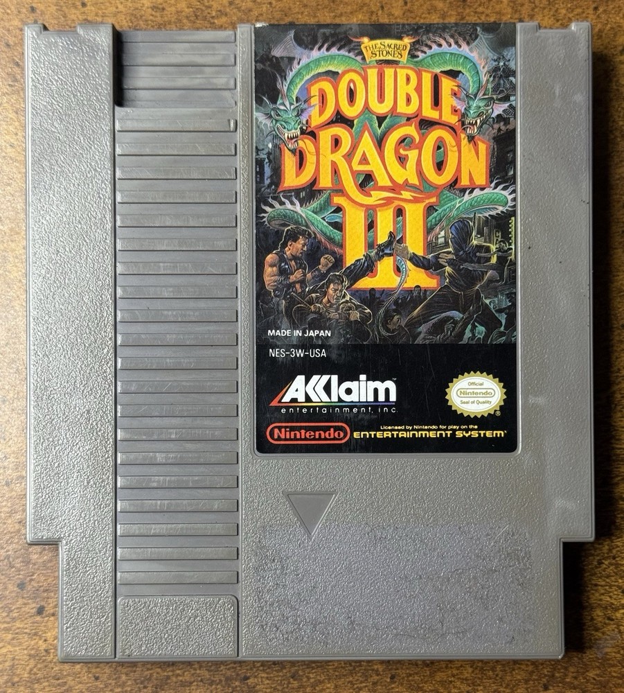 Double Dragon III NES 1991 Cartridge Only Tested Works-image
