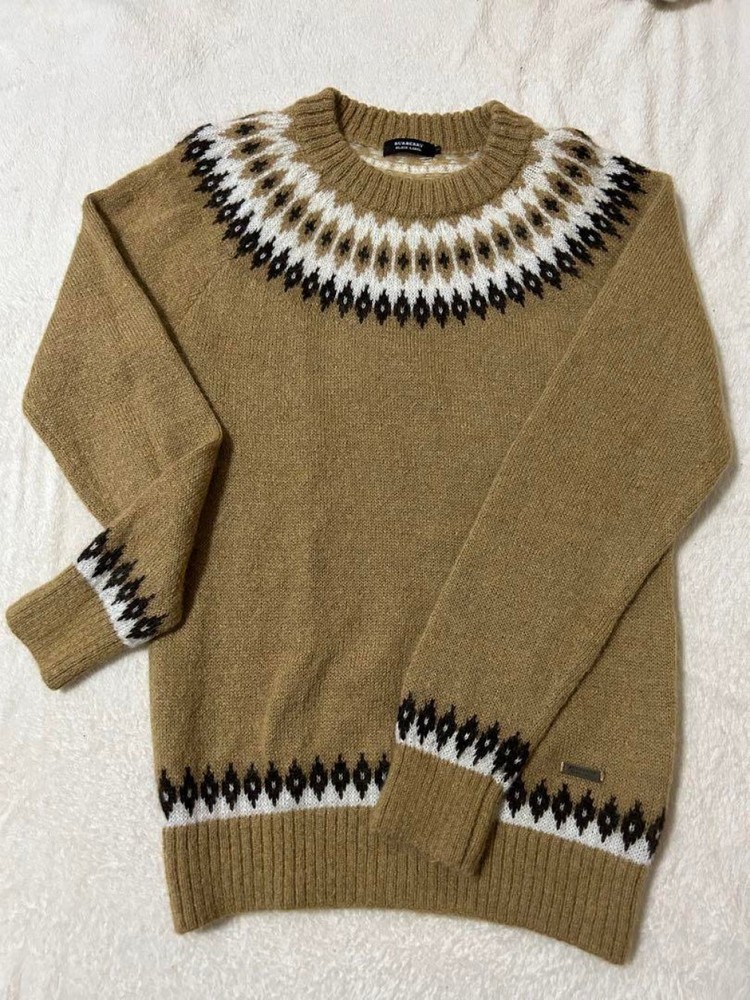Burberry knit sweater Men's Fashion from Japan