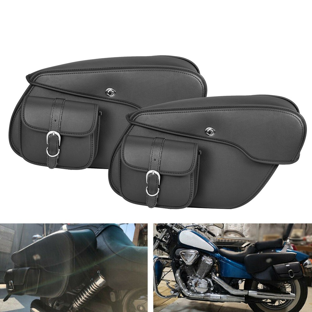 Motorcycle Side Saddle Bag Large capacity For Kawasaki Vulcan VN  1500 1600 2000