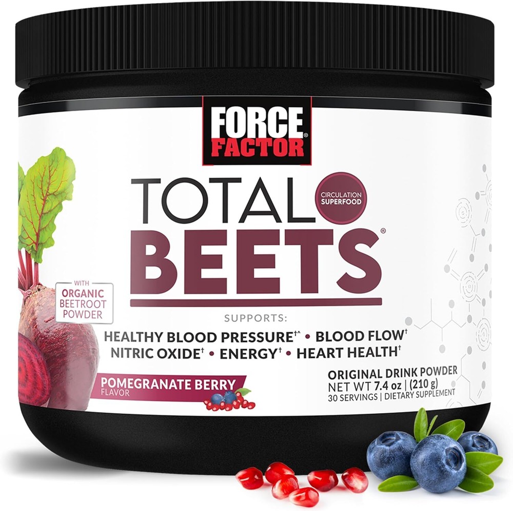 Force Factor Total Beets Drink Mix Superfood Powder 30 Servings (Pack of 1)