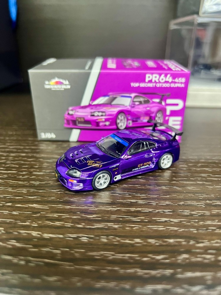 Pop Race 1/64 Toyota Supra GT300 Top Secret Tokyo Auto Salon 2025 Hong Kong