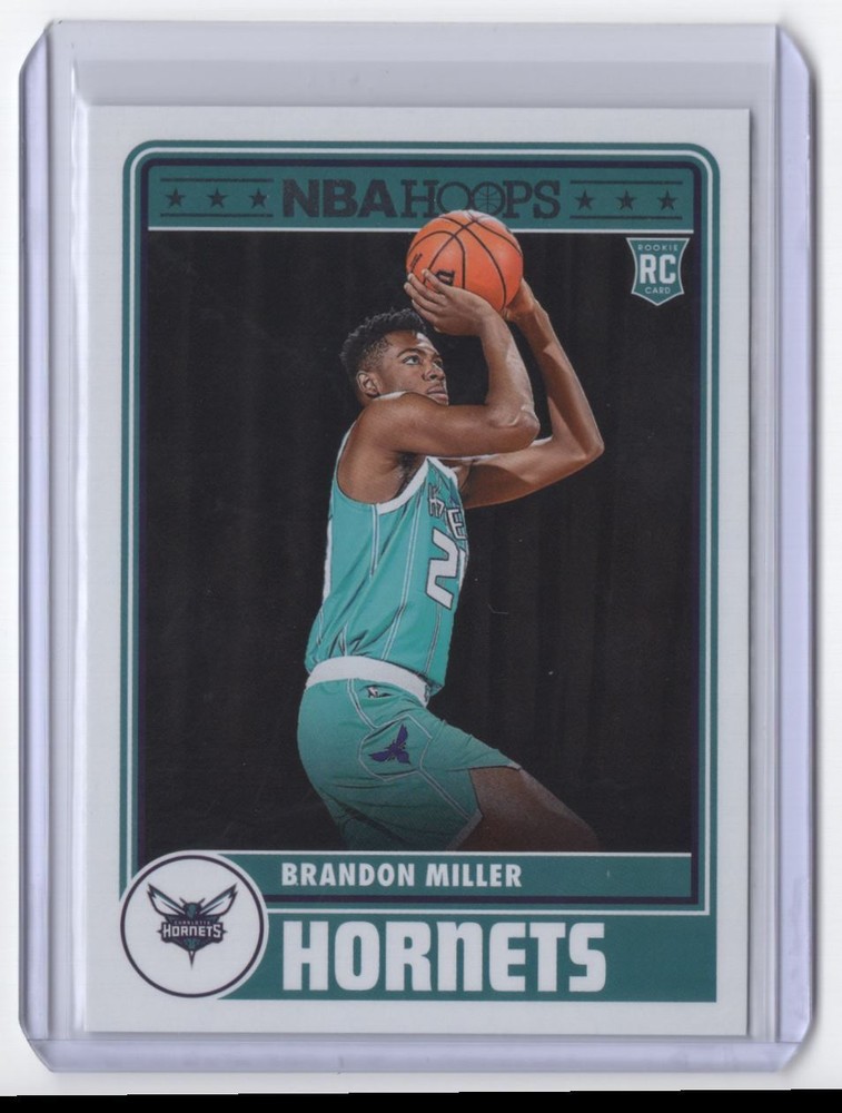 2023-24 Panini Hoops Tribute * Brandon Miller Rookie Charlotte Hornets #284