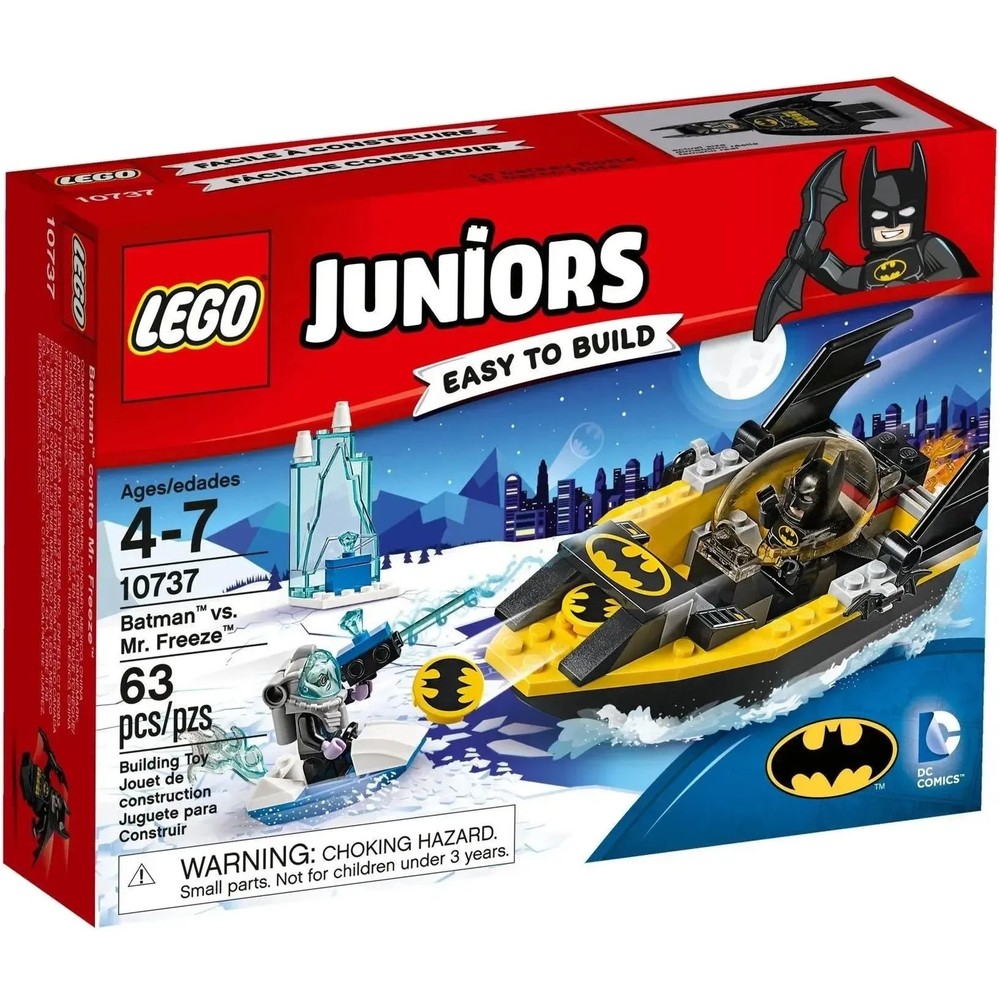 LEGO Juniors Batman vs Mr Freeze DC Super Heroes Building Set
