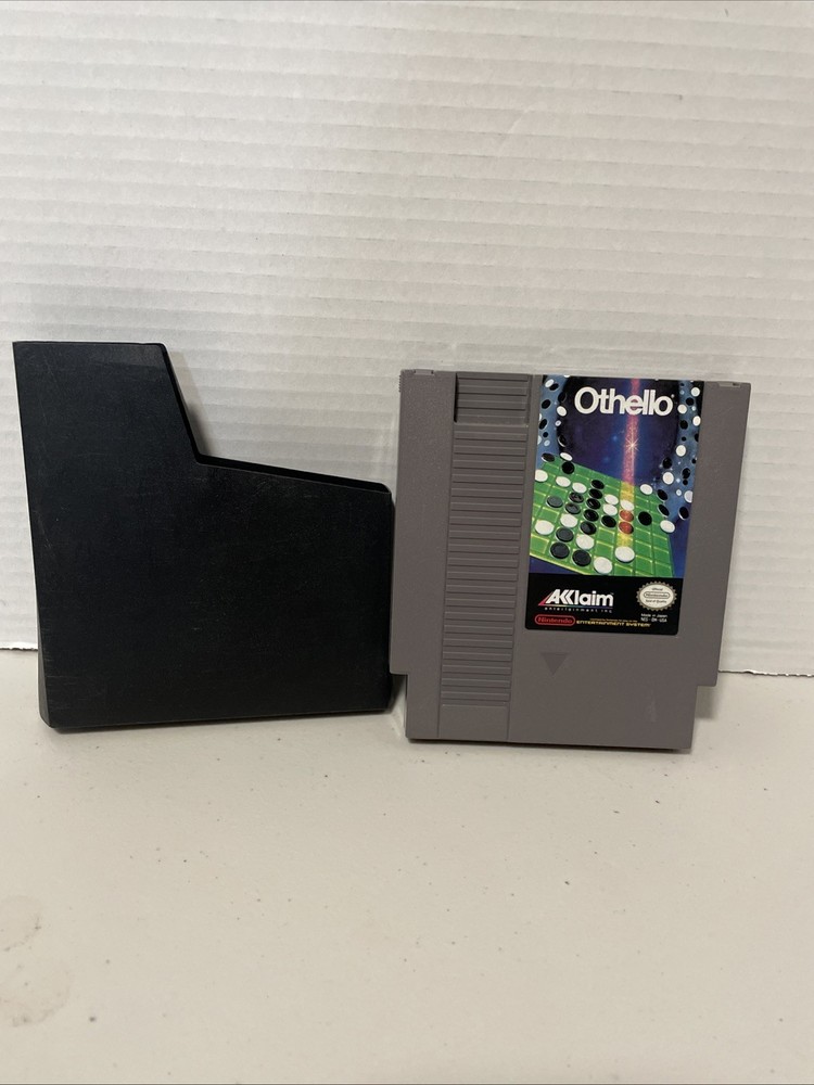 Othello Game Nintendo NES W Cover Cleaned Good Condition