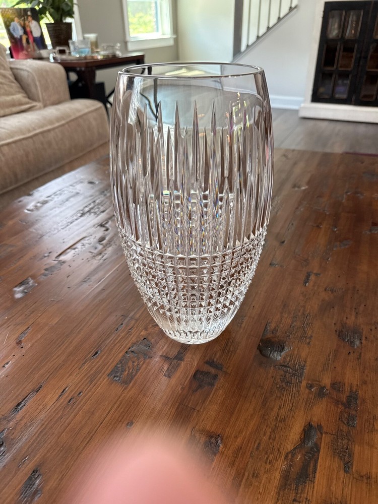 Waterford Lismore Diamond Encore 12 Inch Crystal Vase