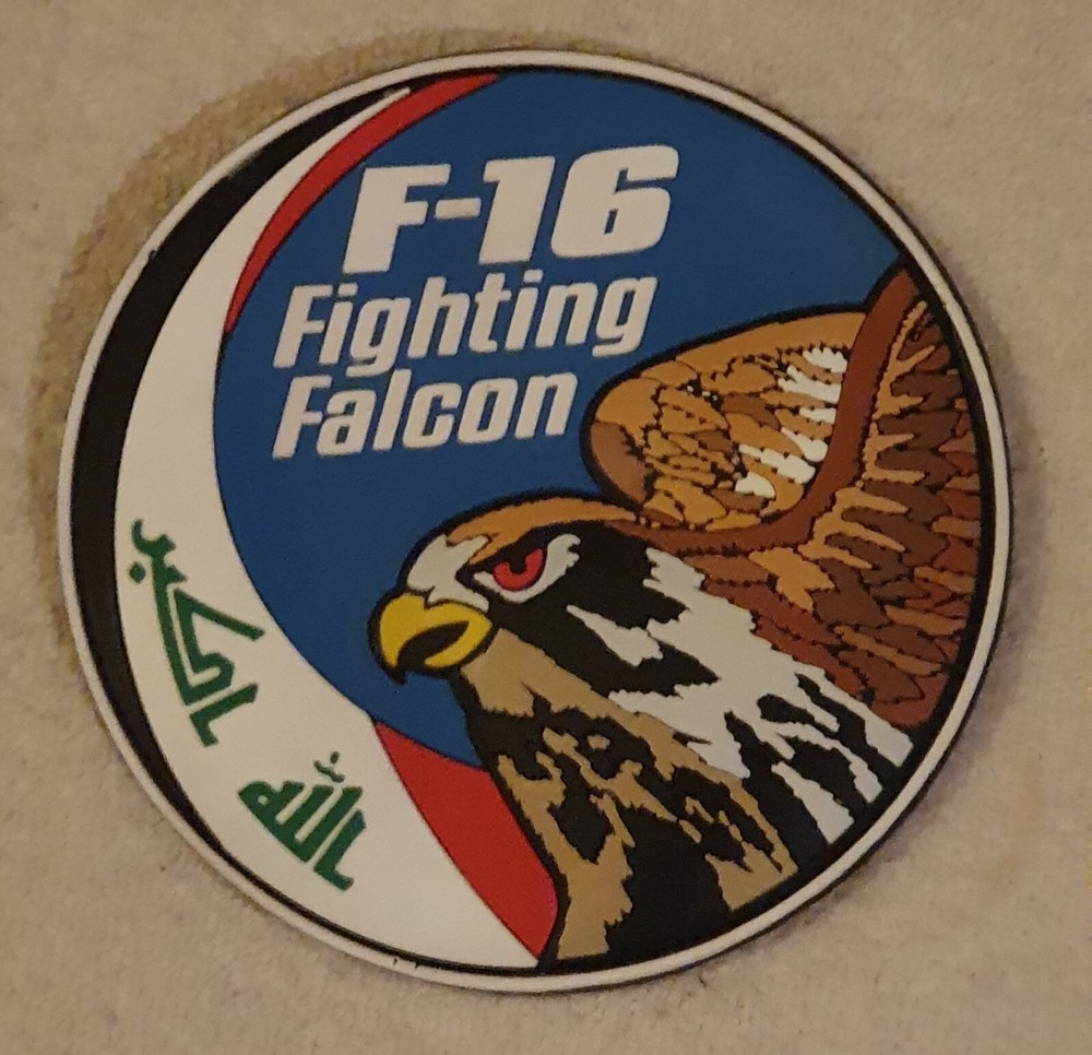 IRAQ AIRFORCE F 16 PVC  RARE PATCH