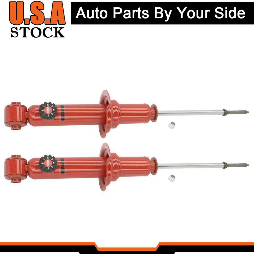 FWD ONLY! 2 KYB AGX Adjustable Left+Right Rear Shocks Struts Set for Mitsubishi