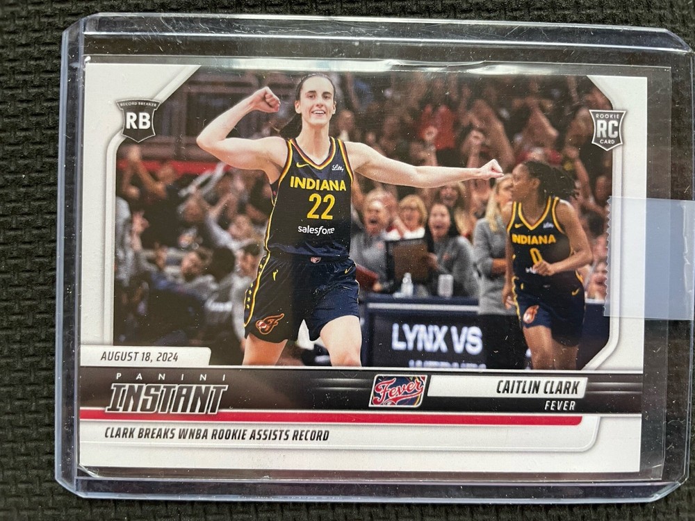 2024 PANINI INSTANT WNBA RC #171 CAITLIN CLARK SETS ROOKIE ASSIST RECORD