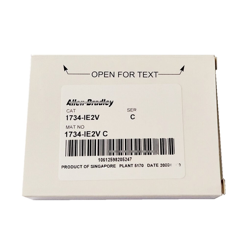 1734-IE2V AB I/O 2 Point Analog Input Module 1734IE2V Factory Sealed US Free Tax