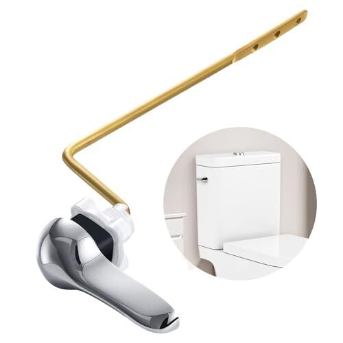 Toilet Handle Replacement Kit Universal Toilet Flush Handle Zinc Alloy Toilet...