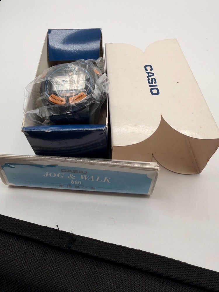 [Unused Boxed!] 90s CASIO JOG & WALK JC-11 Retro Sport Watch - Japan Imported