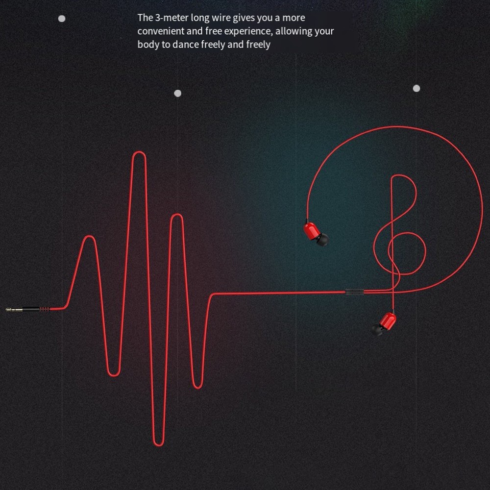 Deep Bass Wired Earphones with Extended Cable for Superior Sound