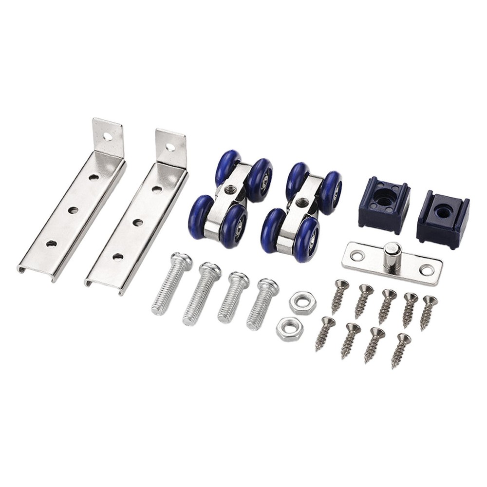 2x Glass Door Rollers L Shaped Kitchen Accessories Kitchen Door Patio Door Door