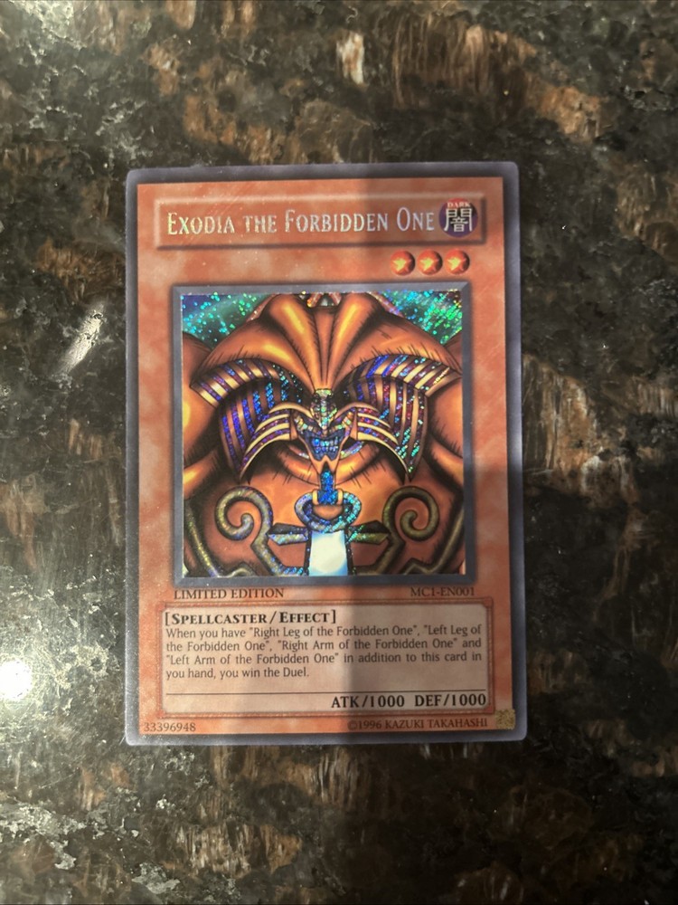 Exodia the Forbidden One MC1-EN001 Master Collection Vol 1 Limited Edition
