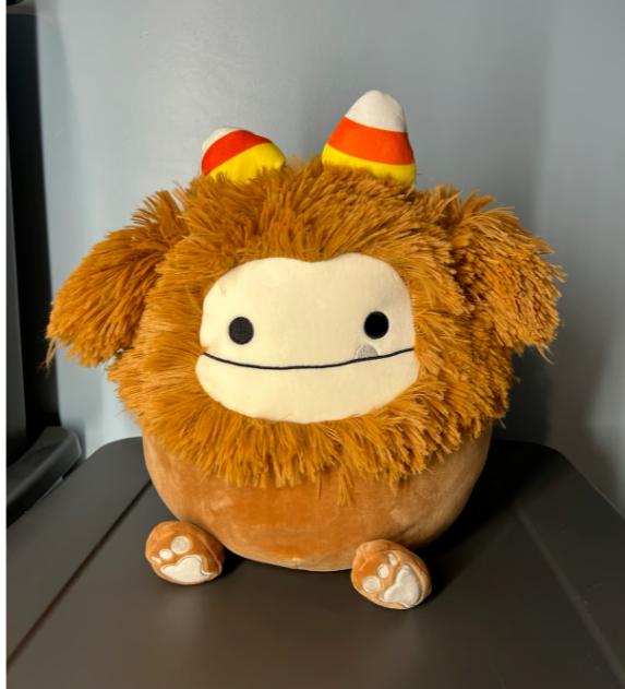 Squishmallows 12in Benny Bigfoot Candy Corn Plush Toy  