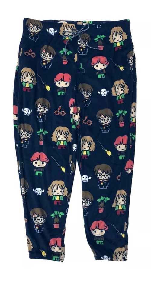 Harry Potter Womens Sleep Jogger Pants with Pockets Pajamas Size Small 4-6 NWT