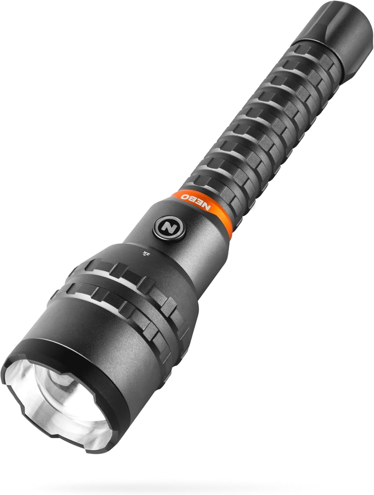 NEBO 12000 Rechargeable Flashlight with 2X Zoom, 5 Light Modes, Waterproof (IP67